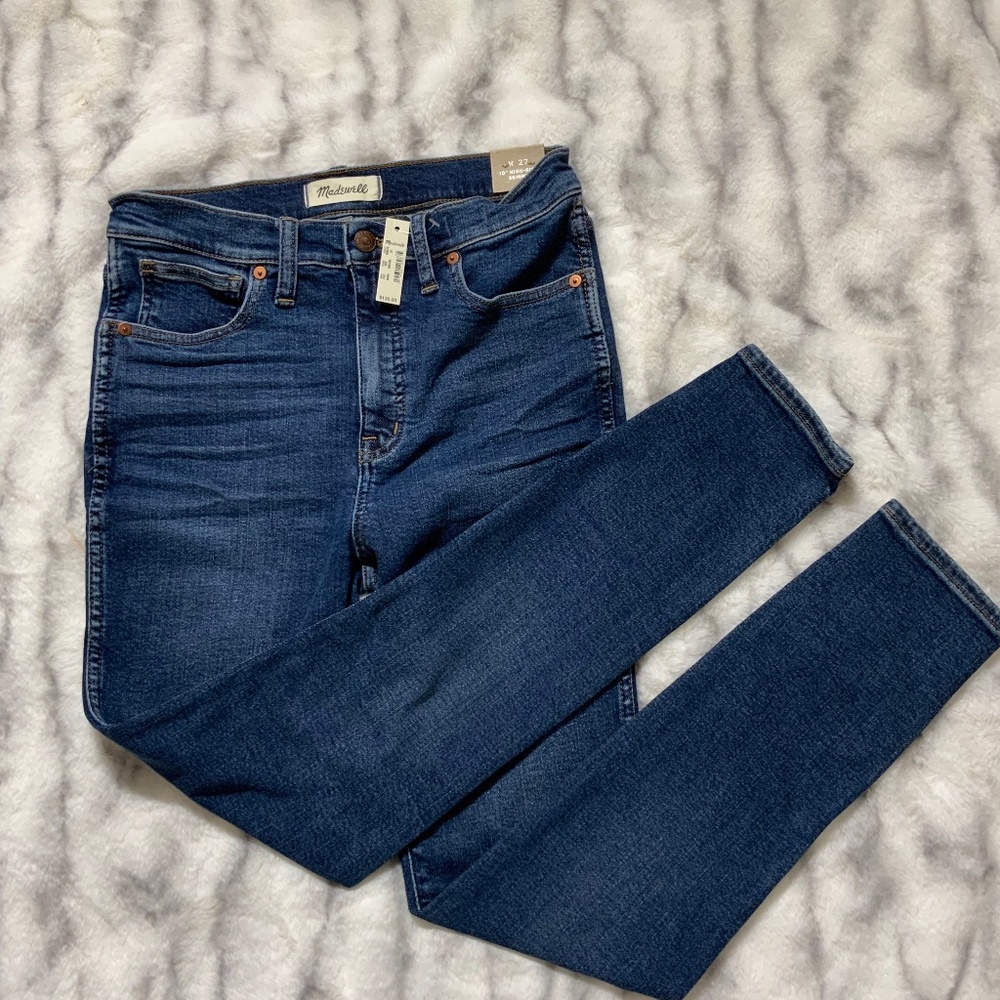 NWT Madewell 10” High-Rise Skinny Jeans